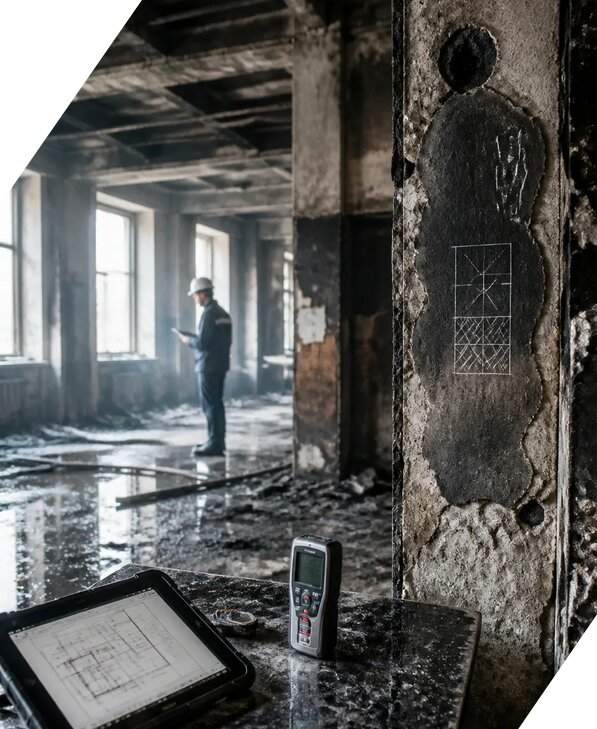 Обследование зданий после пожара в Луховицах от 15518 р. | ЭкспертизаРоссия